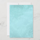 大きな波の海岸ウェディング招待状テンプレート 招待状 (裏面)