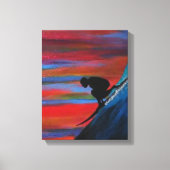 大きな波 キャンバスプリント (正面)