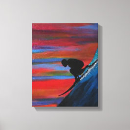 大きな波 キャンバスプリント