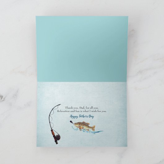 大きな海 カード (内部)