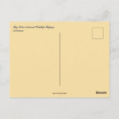 大きな湖のヒノキの木NWRアーカンソー ポストカード (裏面)