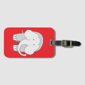 大きな灰色の象 ラゲッジタグ (正面横)