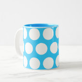 大きな点 ツートーンマグカップ (正面左)