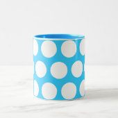 大きな点 ツートーンマグカップ (中央)