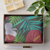 大きな熱帯花ハイビスカスデクページ 薄葉紙 (ギフト)