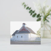 大きな燃える学校、ミシガン州バッドアクス ポストカード (スタンド正面)