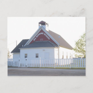 大きな燃える学校、ミシガン州バッドアクス ポストカード