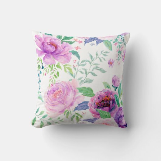 大きな牡丹 クッション (正面)