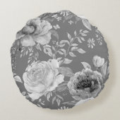 大きな牡丹 ラウンドクッション (裏面)