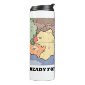 大きな物の用意は？プレートテクトニクスワールドマップ タンブラー (回転左)