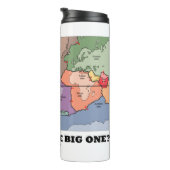 大きな物の用意は？プレートテクトニクスワールドマップ タンブラー (回転右)