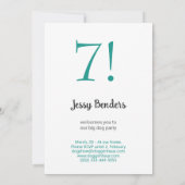 大きな犬のパーティー　ゴールデンブラック招待状 招待状 (裏面)