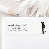 大きな犬のペット ラベル (インサイチュ)