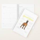 大きな犬の恋人の解剖学 プランナー手帳 (ディスプレー)