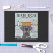 大きな犬の洗濯会社 薄葉紙 (クラフト)