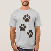 大きな犬の足跡 Tシャツ (正面)