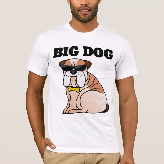 大きな犬のTシャツ Tシャツ (正面)