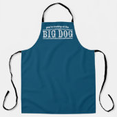 大きな犬 エプロン (正面)