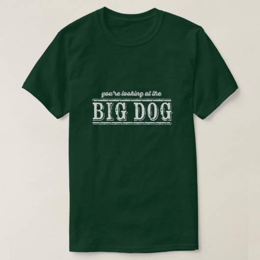 大きな犬 Tシャツ (デザイン正面)