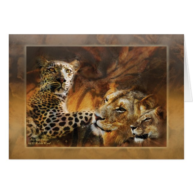 大きな猫の捕食者 (正面横)