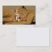 大きな猫の昼寝 名刺 (正面/裏面)