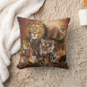 大きな猫の芸術デザイナー枕 クッション (ブランケット)