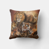 大きな猫の芸術デザイナー枕 クッション (裏面)