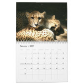 大きな猫はあなたの年を選びます カレンダー (2月 2027)