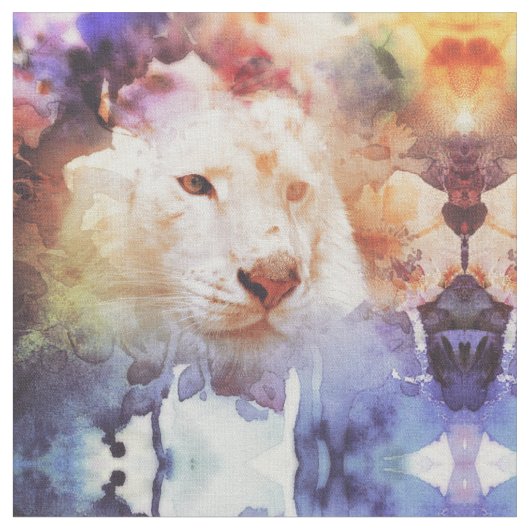 大きな猫グランジ ファブリック (クローズアップ)