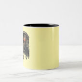 大きな猫ステージコーチマグ ツートーンマグカップ (中央)