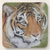大きな猫トラの驚くべき野生生物写真 コースター (正面)