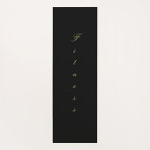 大きな猫パンサー ヨガマット (裏面)