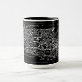 大きな猫モデル：ヒョウ放火01-02 マグカップ (中央)