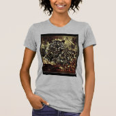 大きな猫モデル：ヒョウ放火01-03 Tシャツ (正面)