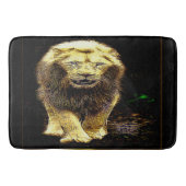 大きな猫モデル：ボスライオン01-02 バスマット (正面)