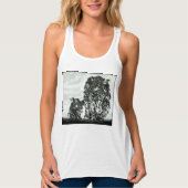 大きな猫モデル:拡大ユキヒョウ&カブ01-04 タンクトップ (正面)