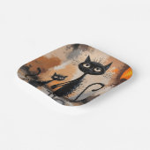 大きな猫リトルキャットハロウィーン ペーパープレート (傾斜あり)