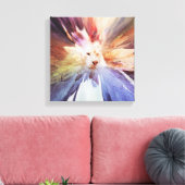 大きな猫 キャンバスプリント (インサイチュ (リビング))