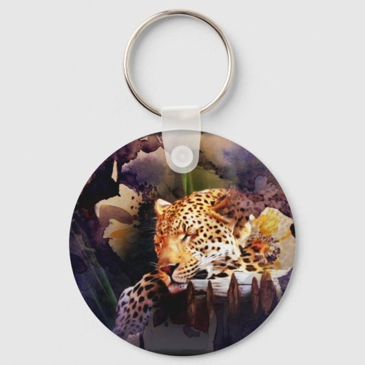 大きな猫 キーホルダー (正面)