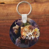 大きな猫 キーホルダー (正面)