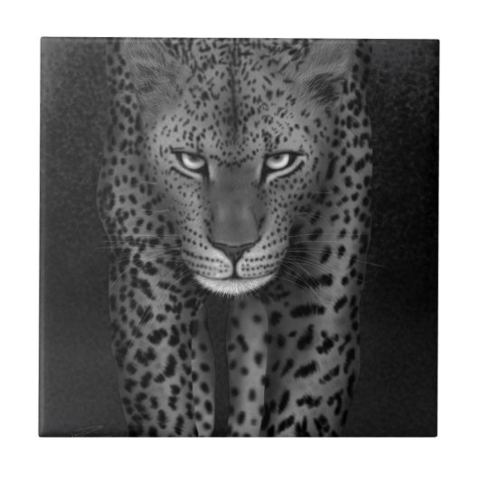 大きな猫 タイル (正面)