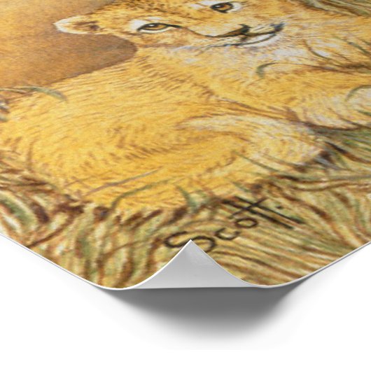 大きな猫 ポスター (角)