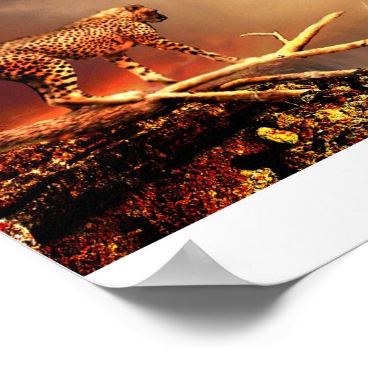 大きな猫 ポスター (角)