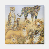 大きな猫 マグネット (正面)