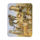 大きな猫 マグネット (縦)