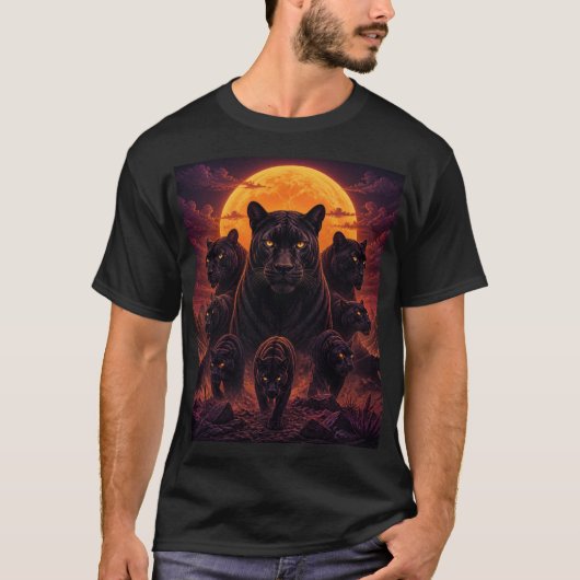 大きな猫 Tシャツ (正面)