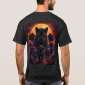 大きな猫 Tシャツ (裏面)