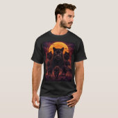 大きな猫 Tシャツ (正面フル)