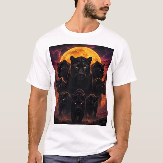 大きな猫 Tシャツ (正面)