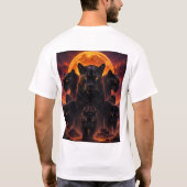 大きな猫 Tシャツ (裏面)